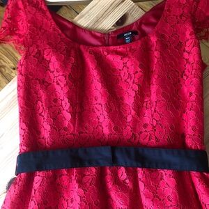 NWOT Jacob Red Lace Dress